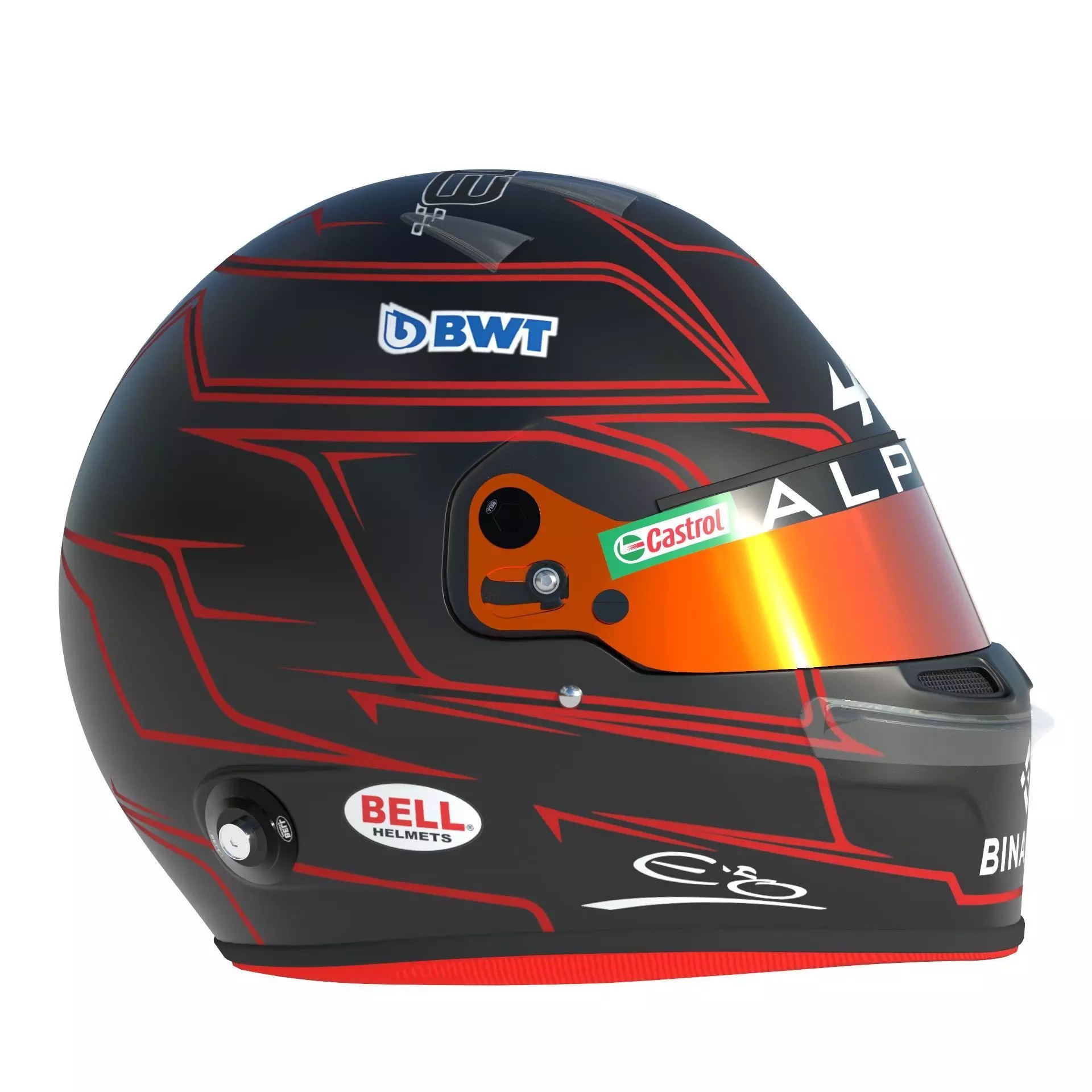 F1 Alpine Helmets 2023 3D model_24