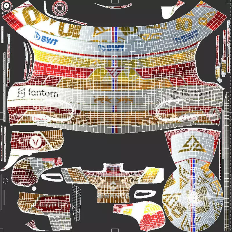 F1 Alpine Helmets 2023 3D model_16