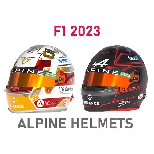 F1 Alpine Helmets 2023
