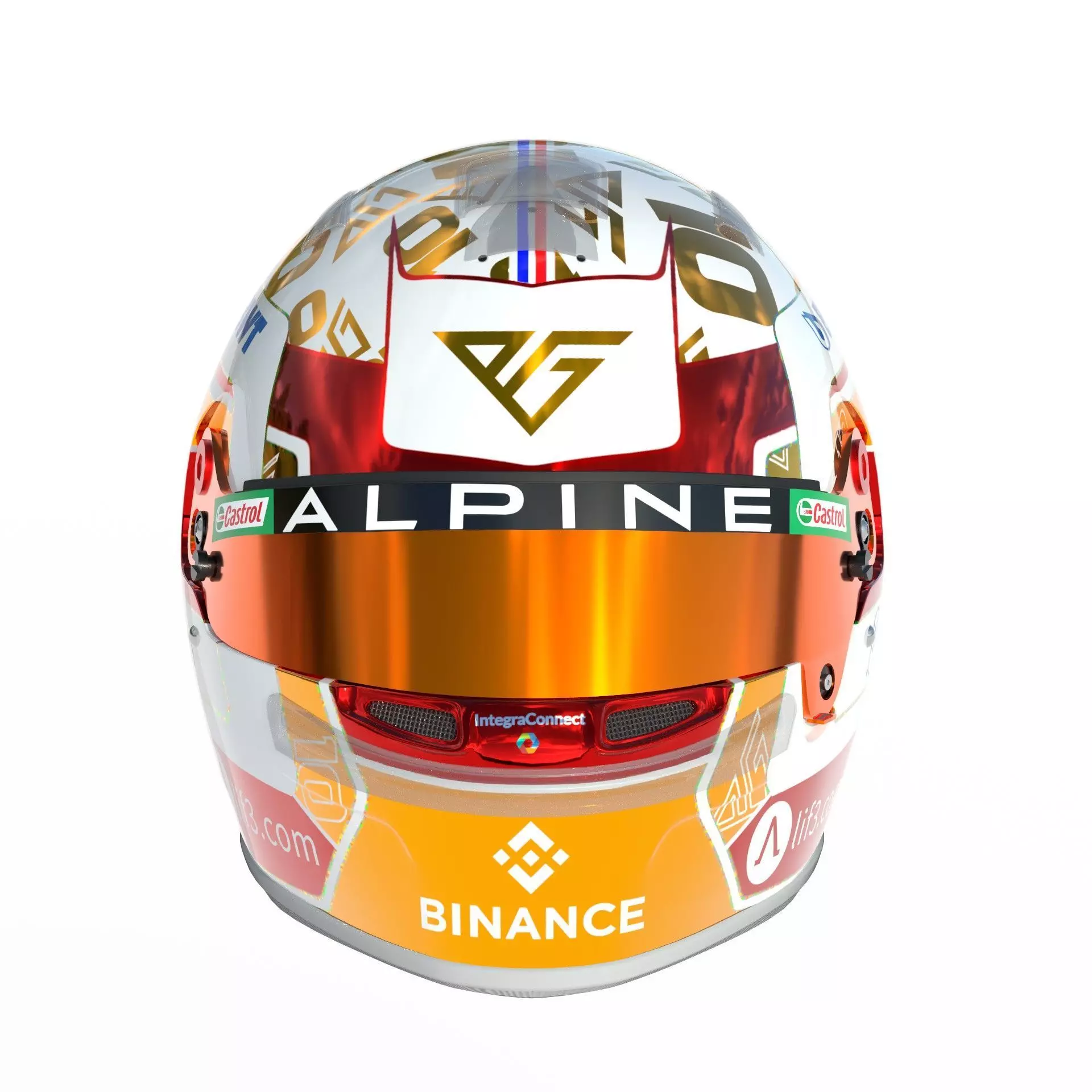 F1 Alpine Helmets 2023 3D model_1