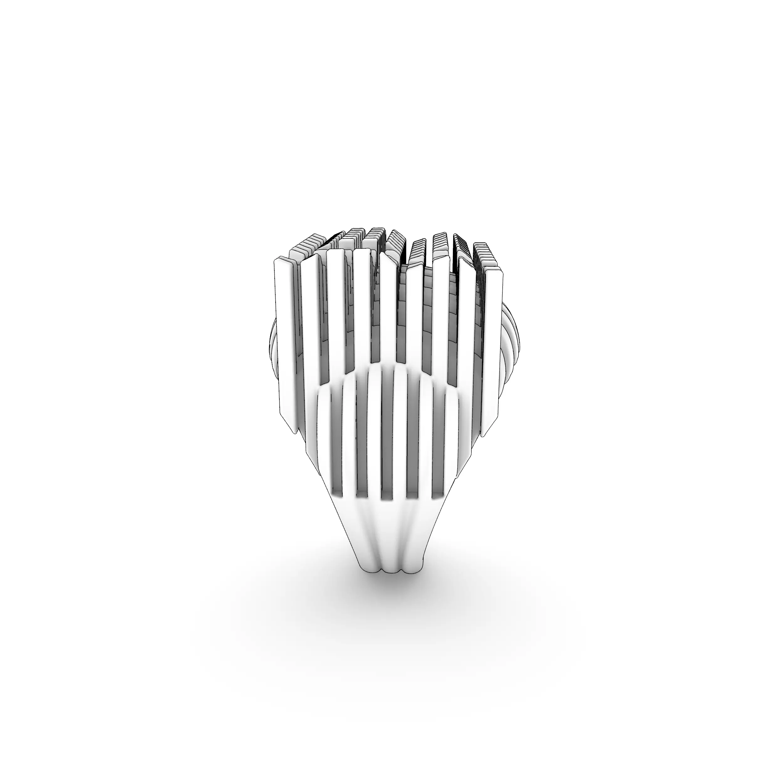 Modern Ring Architecture Inspired 3D print model_1