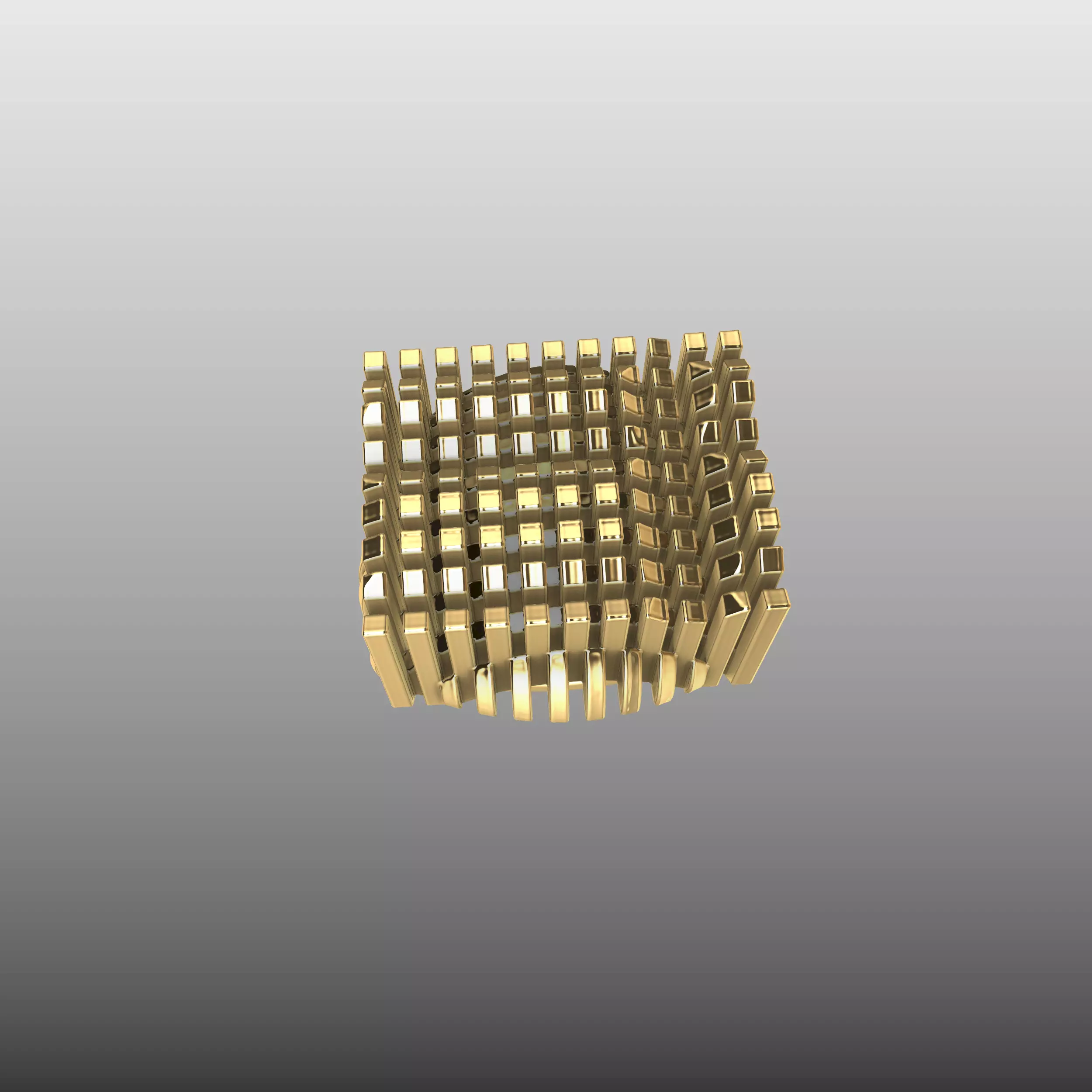 Modern Ring Architecture Inspired 3D print model_5