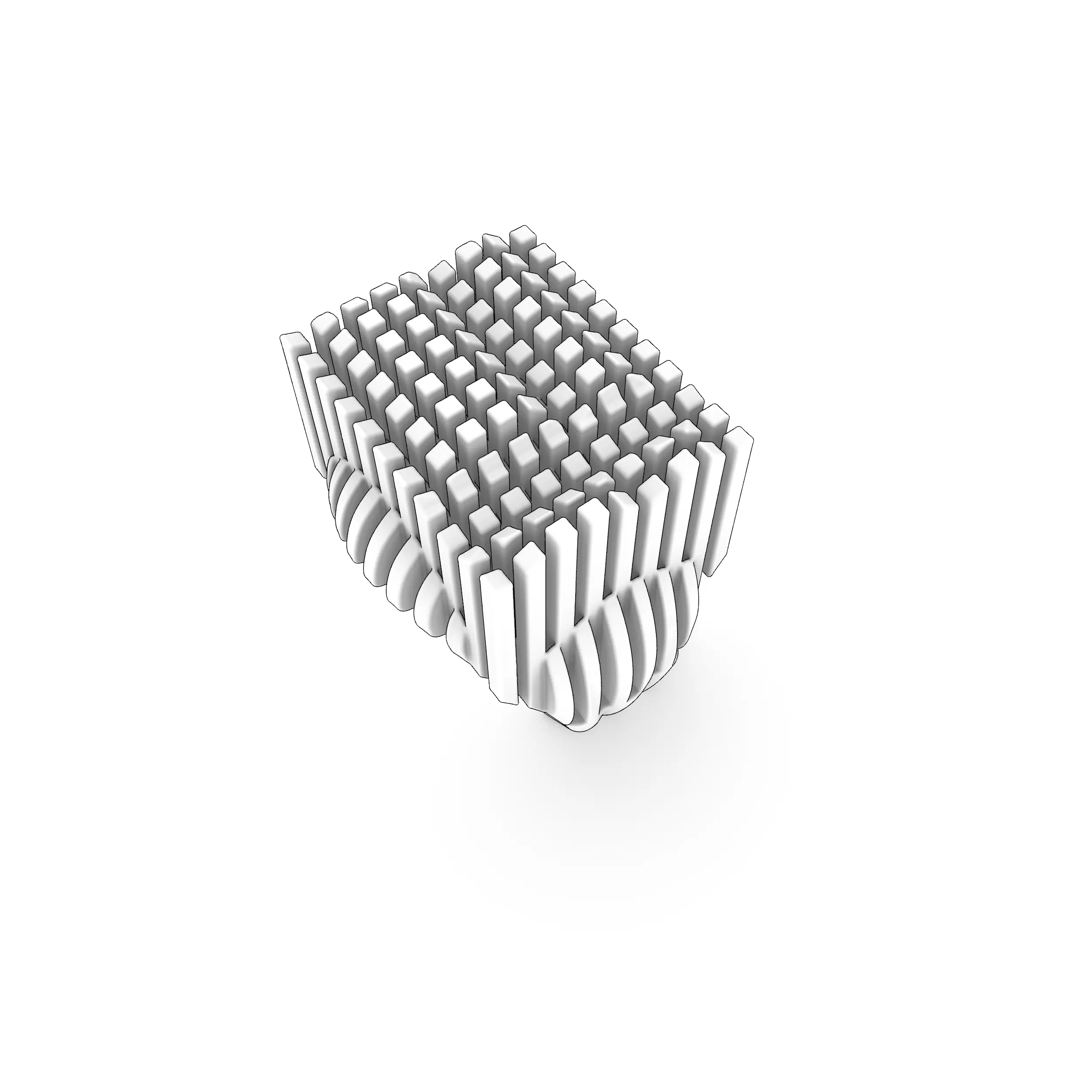 Modern Ring Architecture Inspired 3D print model_4