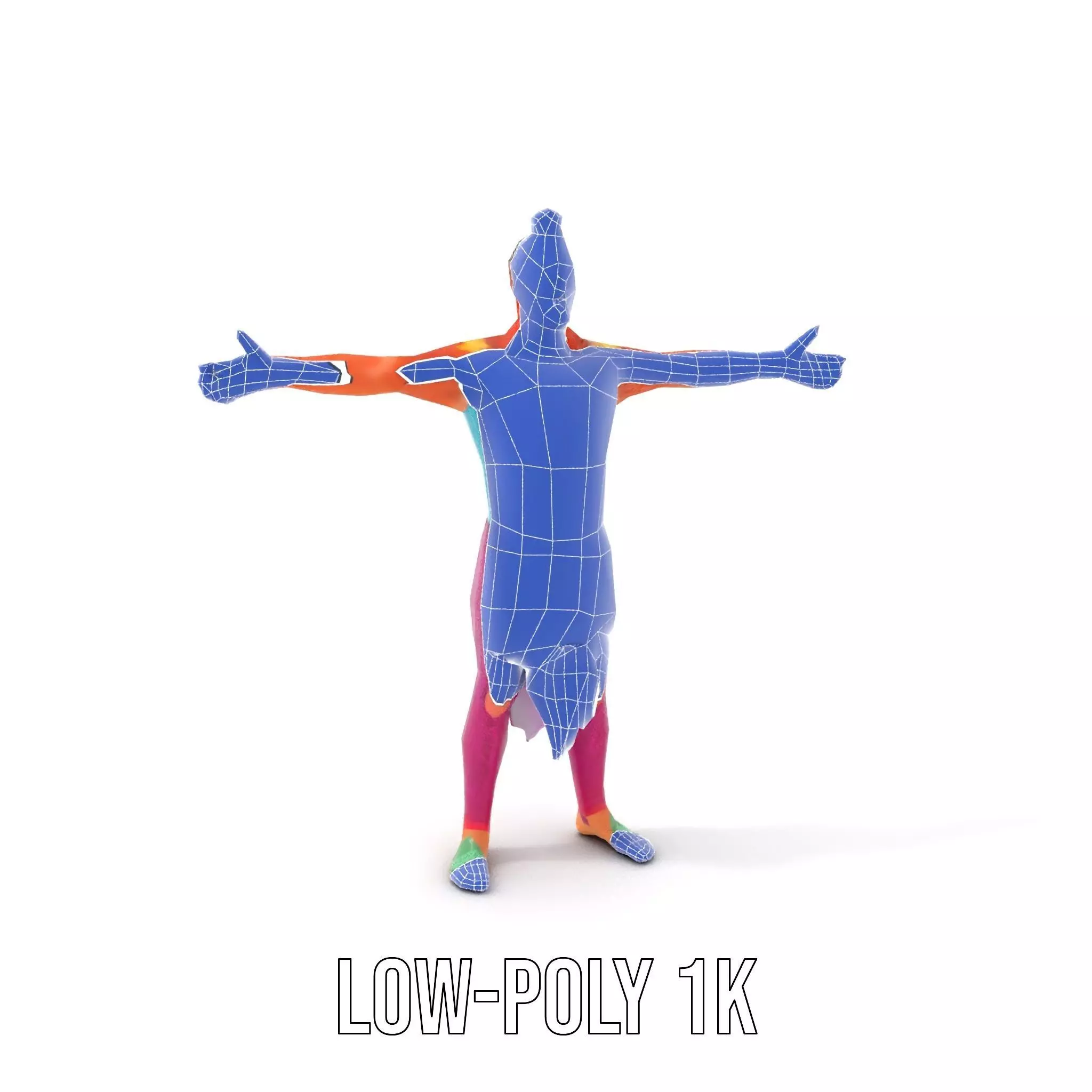 Vibrant Fantasy Character Model Pack Low-poly 3D model_15