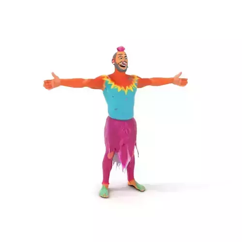 Vibrant Fantasy Character Model Pack Low-poly 3D model Vibrant Fantasy Character Model Pack Low-poly 3D model