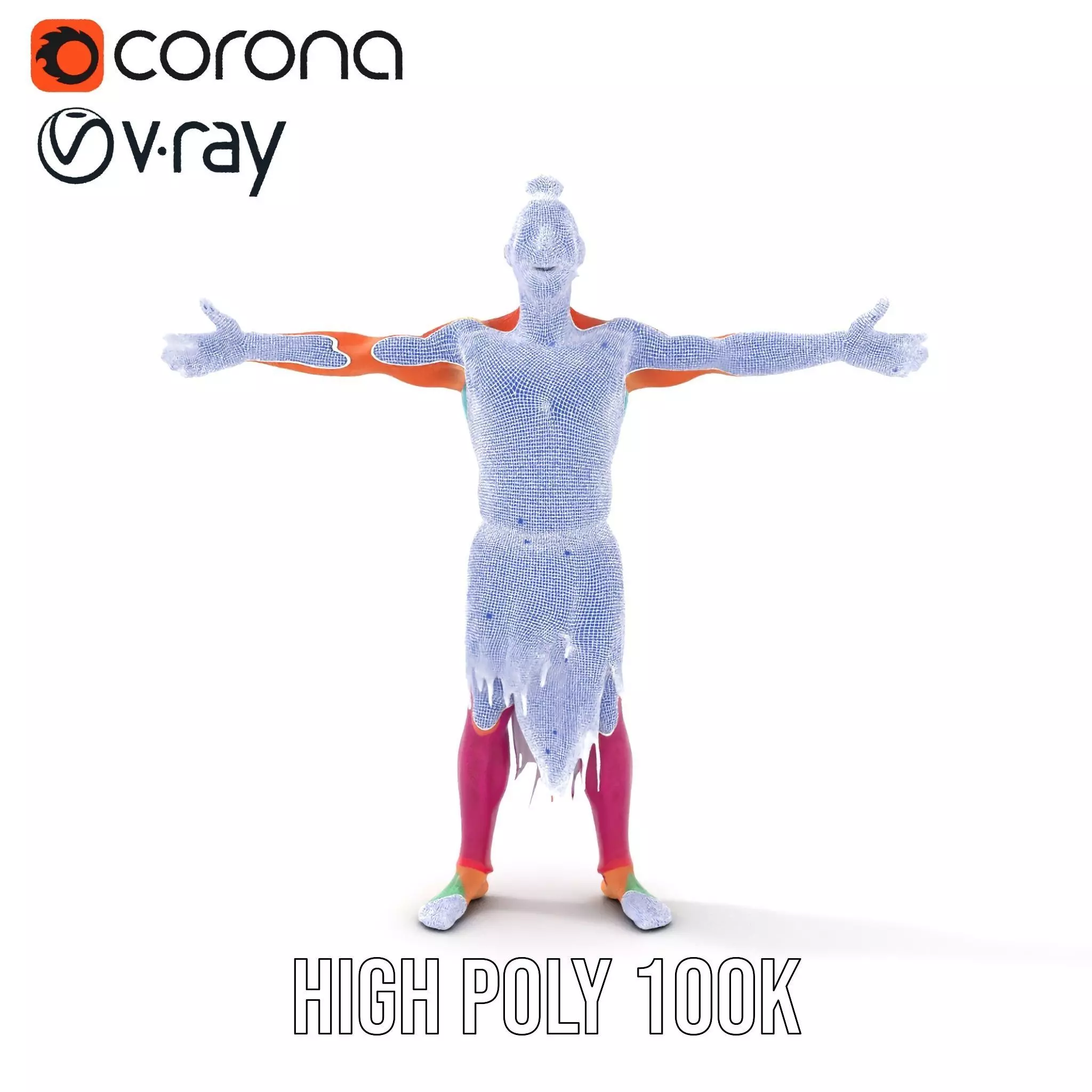 Vibrant Fantasy Character Model Pack Low-poly 3D model_29