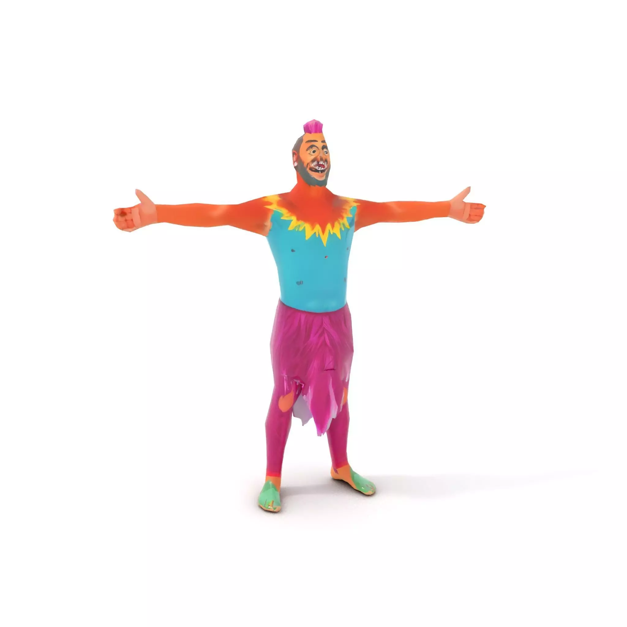 Vibrant Fantasy Character Model Pack Low-poly 3D model_12