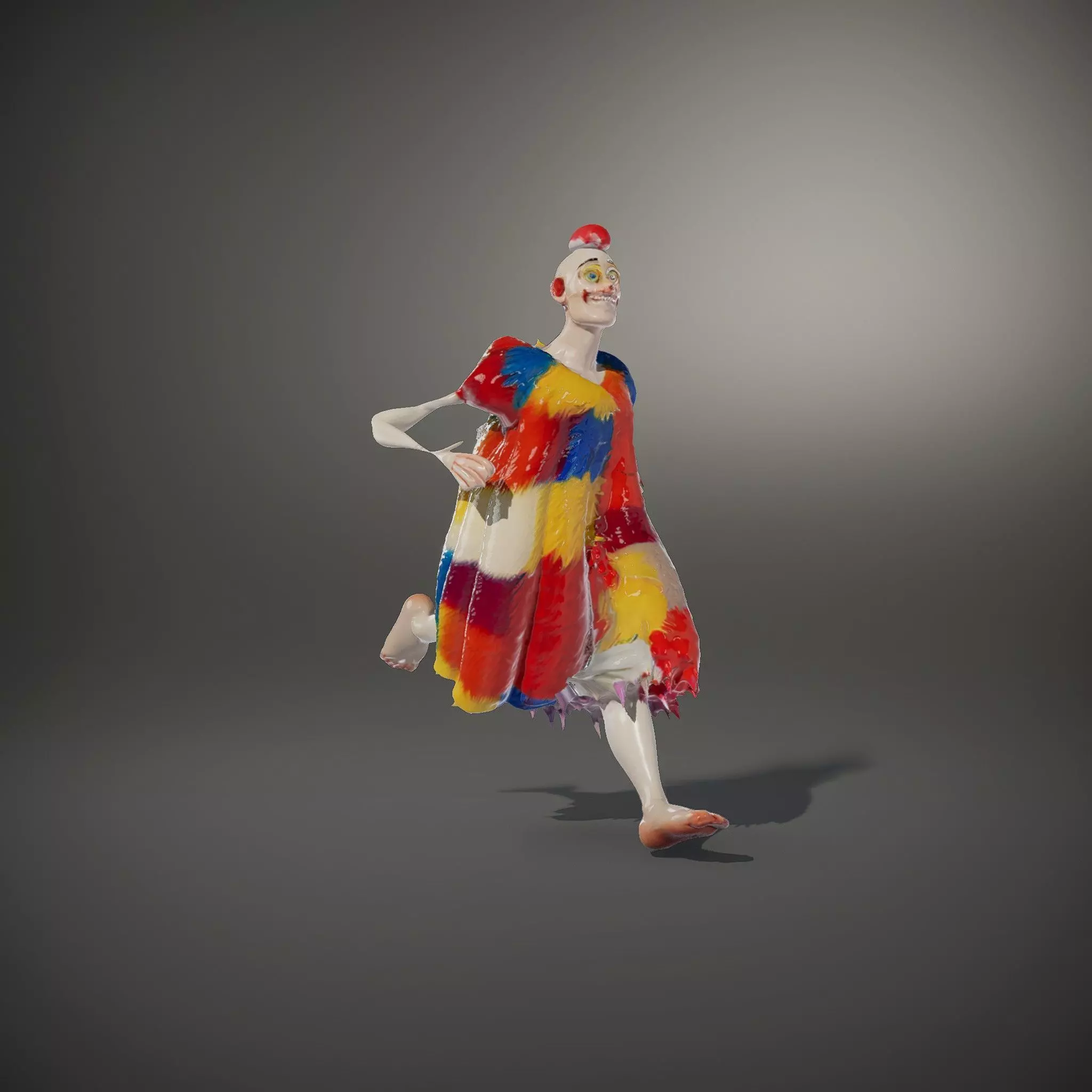 Colorful Cartoon Character Outfit Model Pack Low-poly 3D model_34
