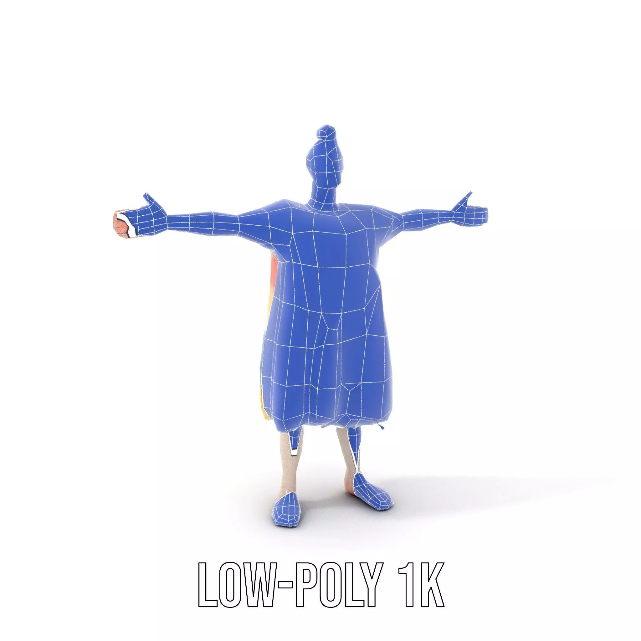 Colorful Cartoon Character Outfit Model Pack Low-poly 3D model_9