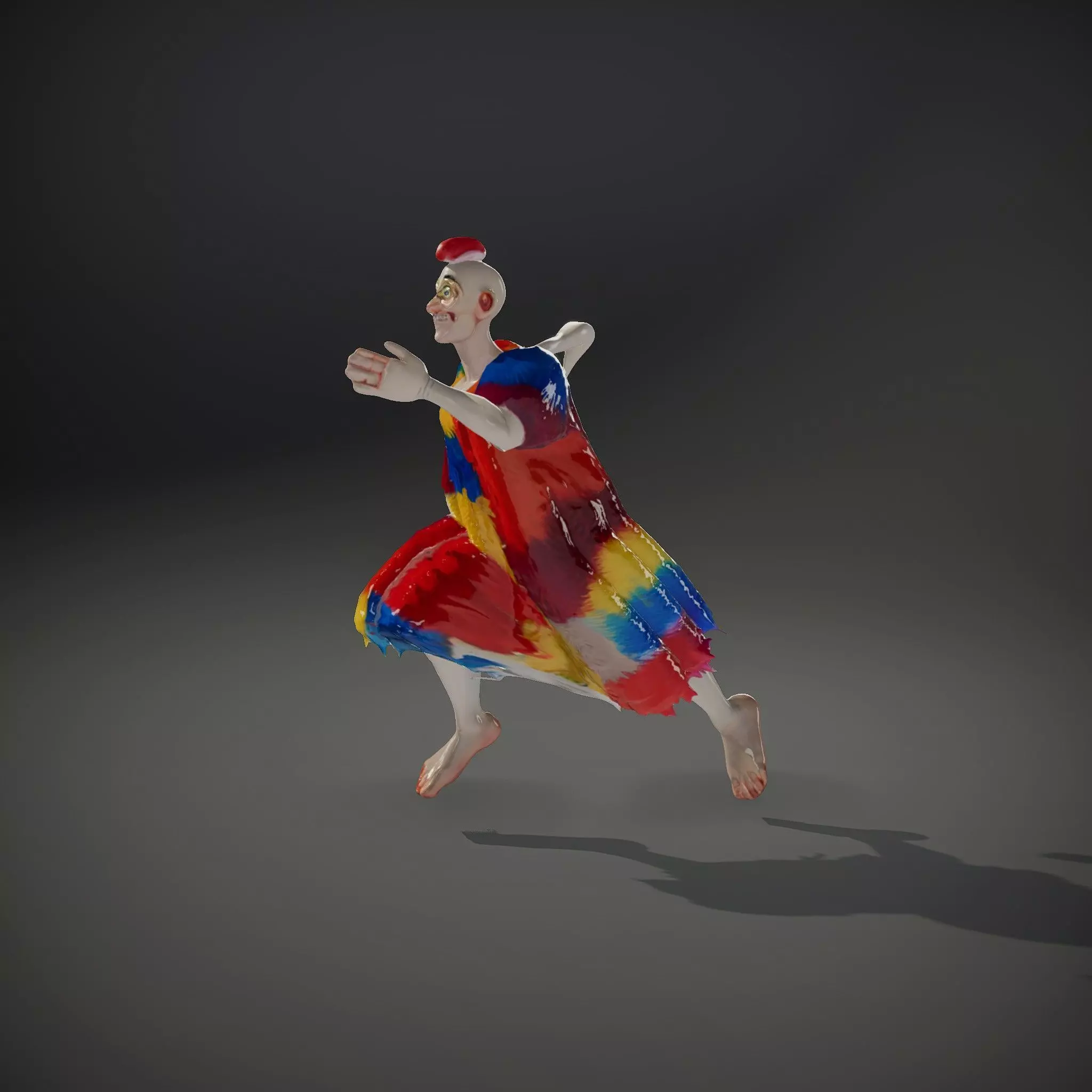 Colorful Cartoon Character Outfit Model Pack Low-poly 3D model_35