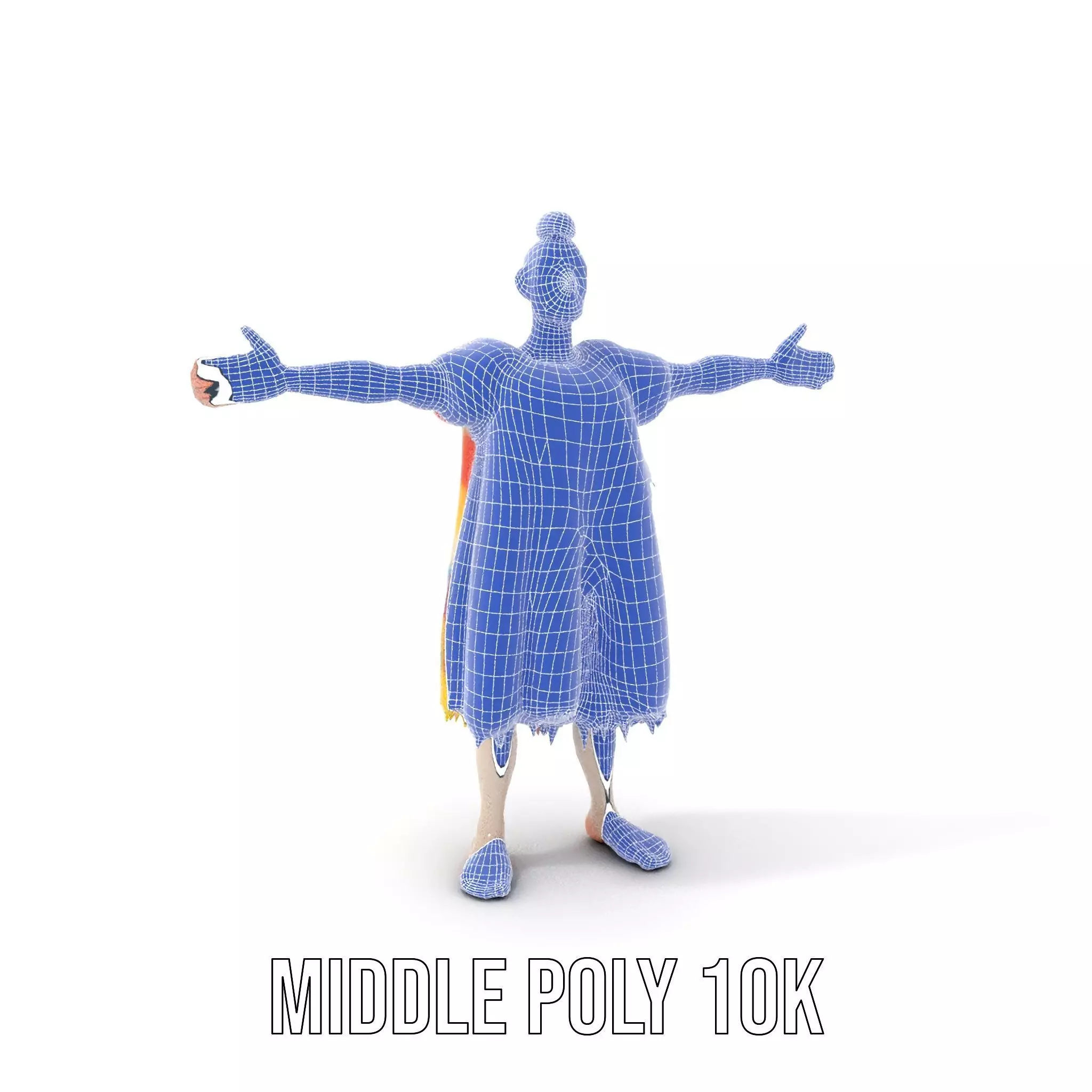 Colorful Cartoon Character Outfit Model Pack Low-poly 3D model_19