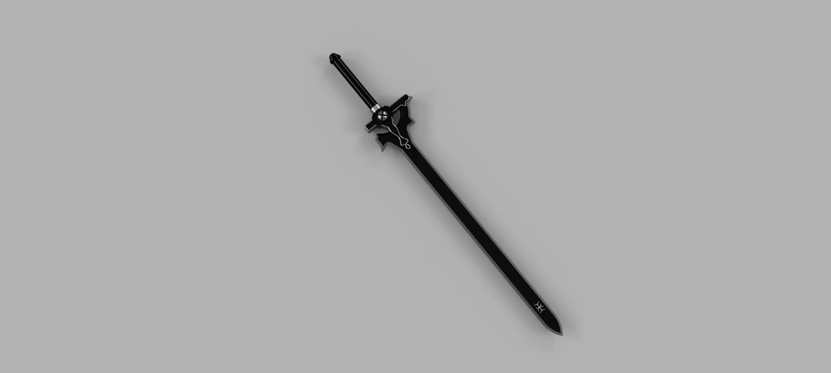 SWORD ART ONLINE Elucidator 3D print model_1