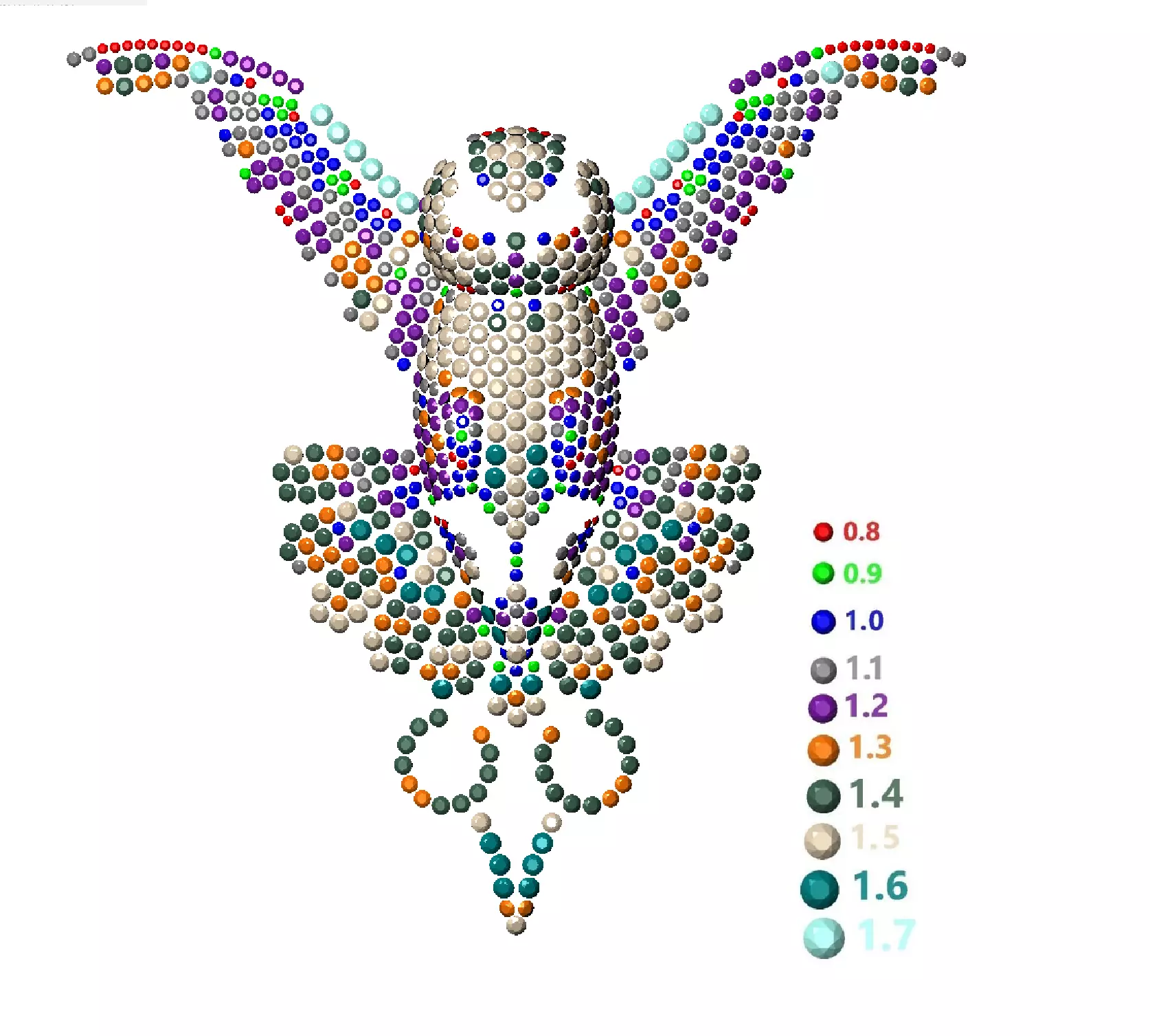 owl pendant 3D print model 3D print model_8