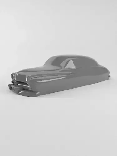 The silhouette of the car 1949 Mercury Eight Coupe