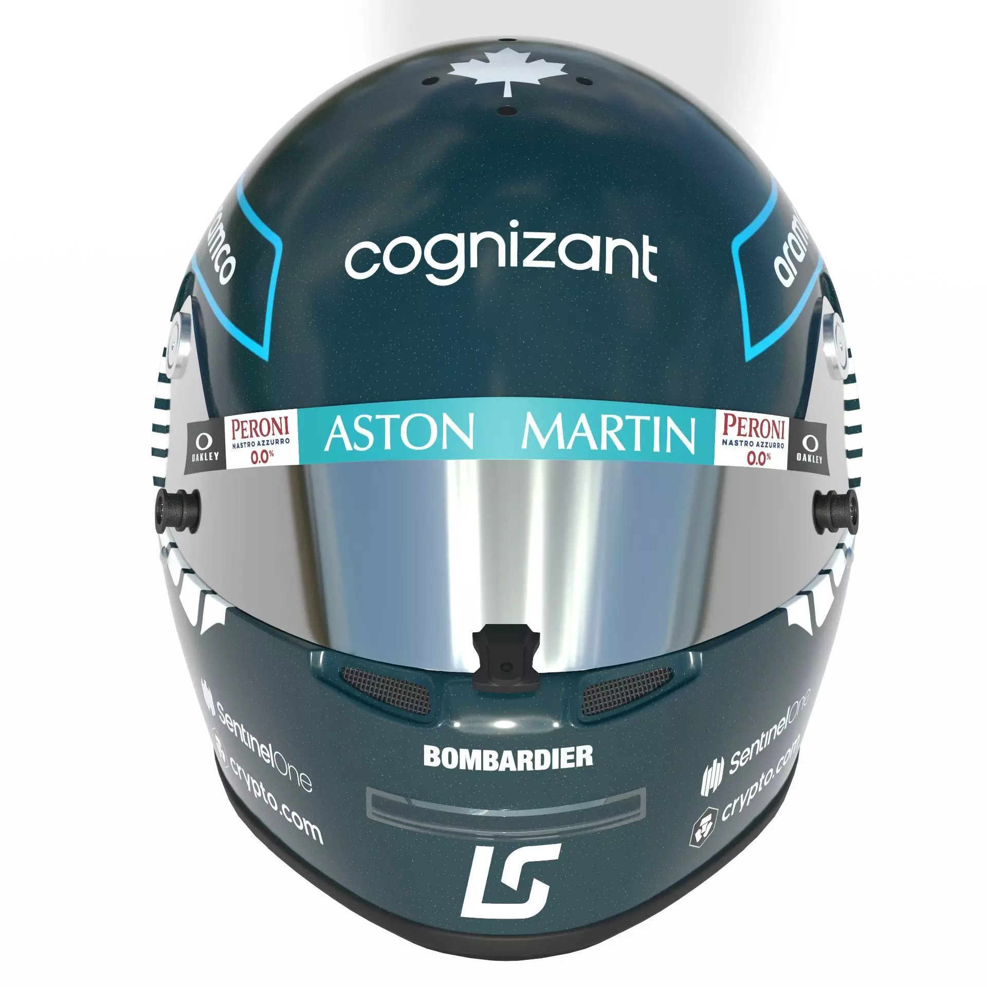 F1 Aston Martin Helmets 2023 3D model_12