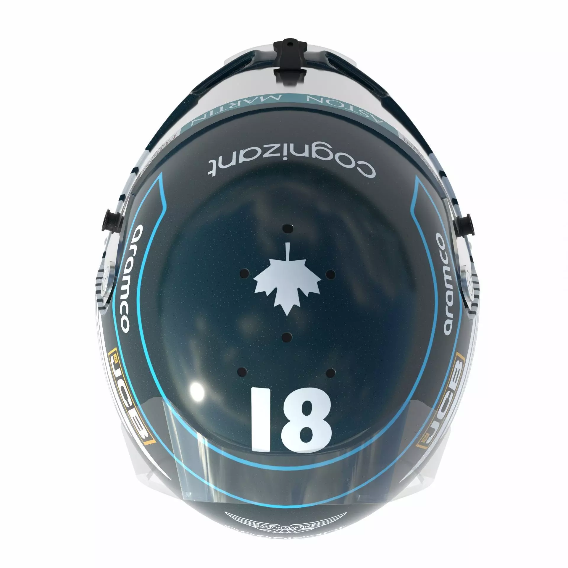 F1 Aston Martin Helmets 2023 3D model_21
