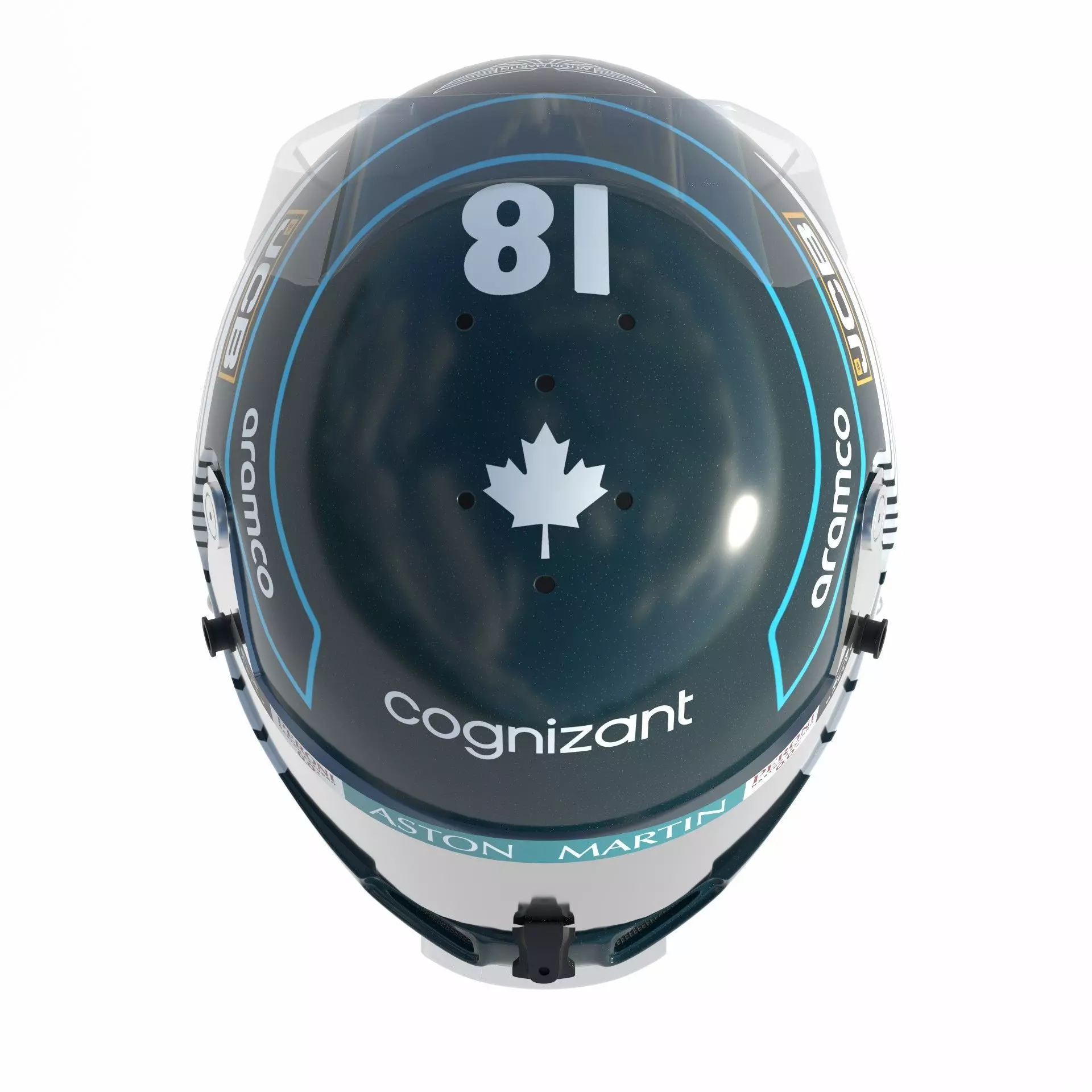 F1 Aston Martin Helmets 2023 3D model_20