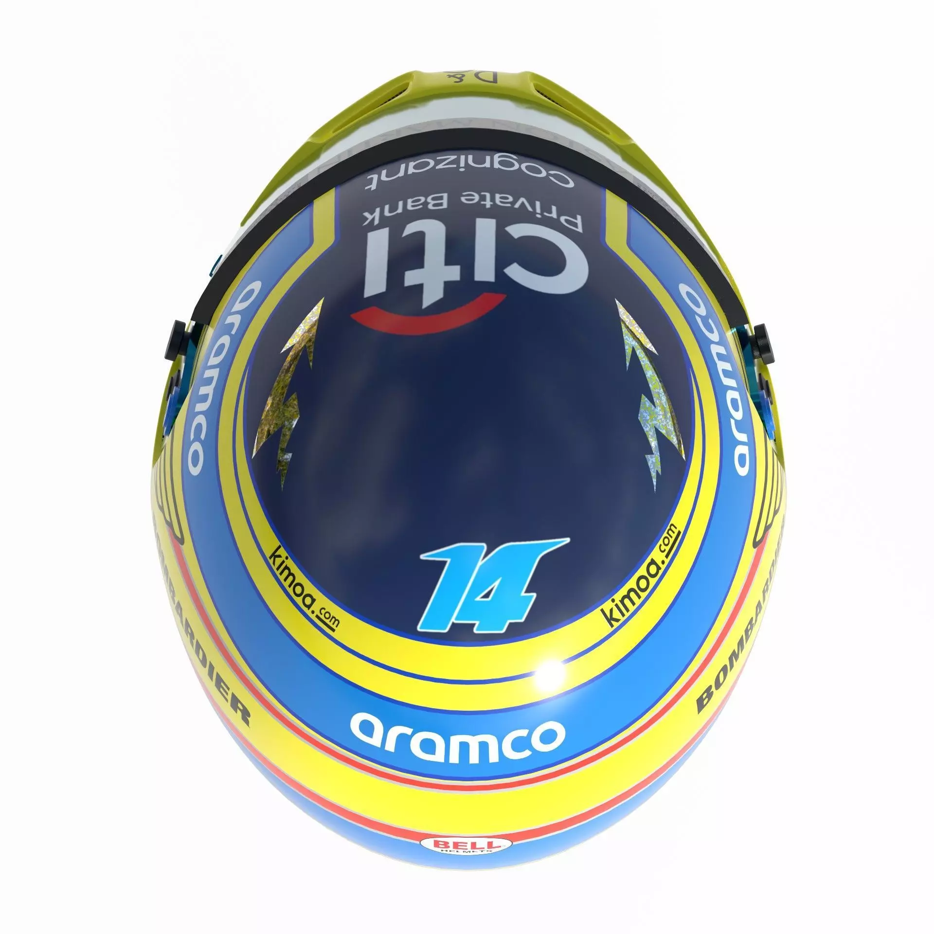 F1 Aston Martin Helmets 2023 3D model_11