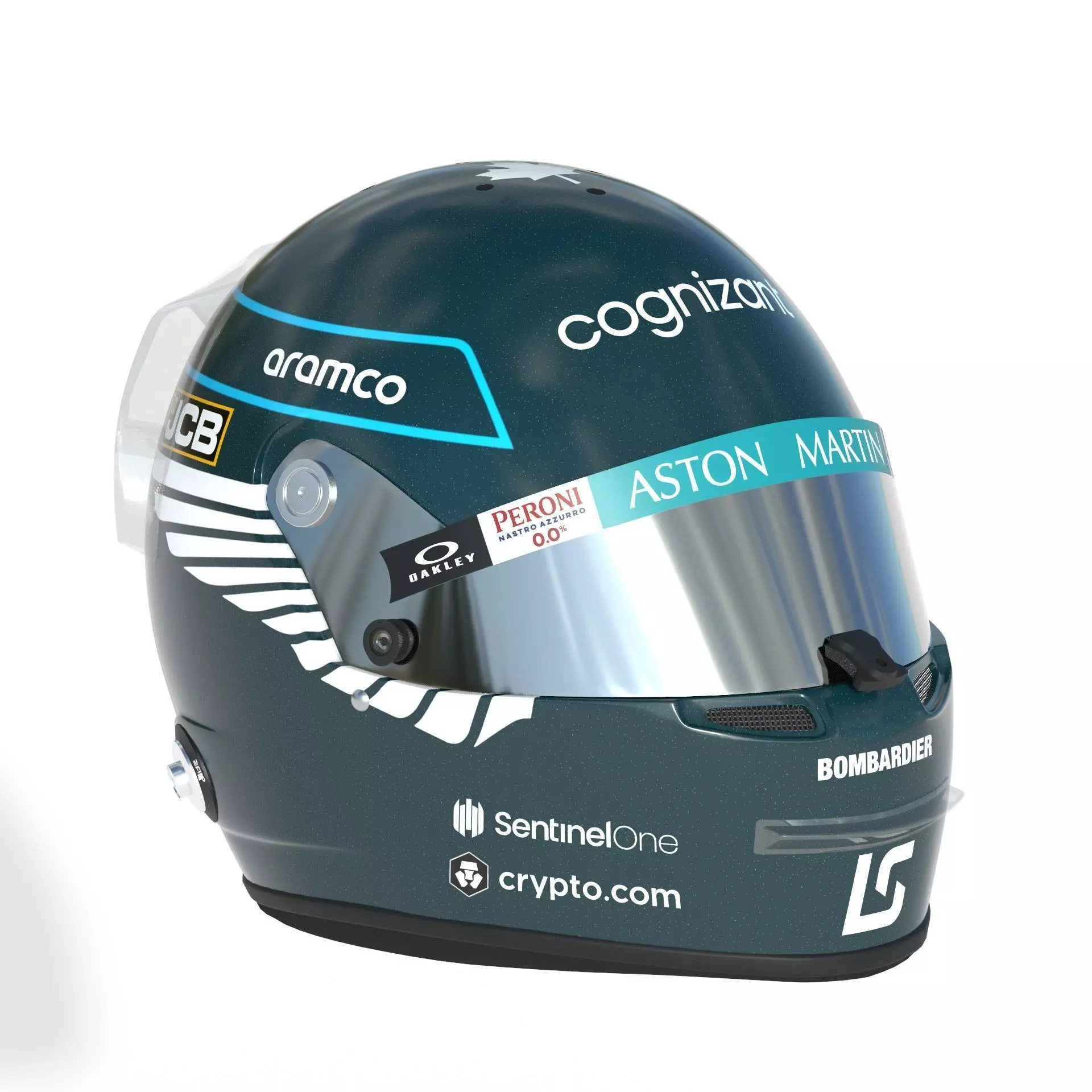 F1 Aston Martin Helmets 2023 3D model_19
