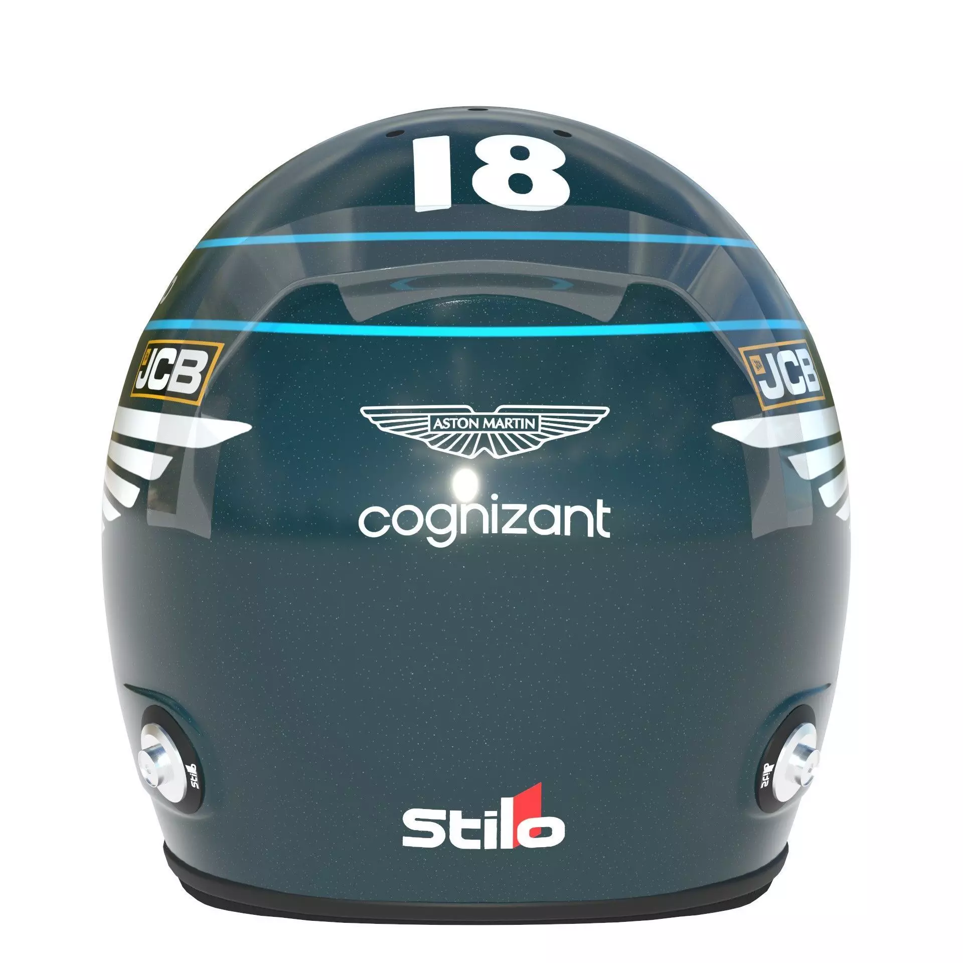 F1 Aston Martin Helmets 2023 3D model_16