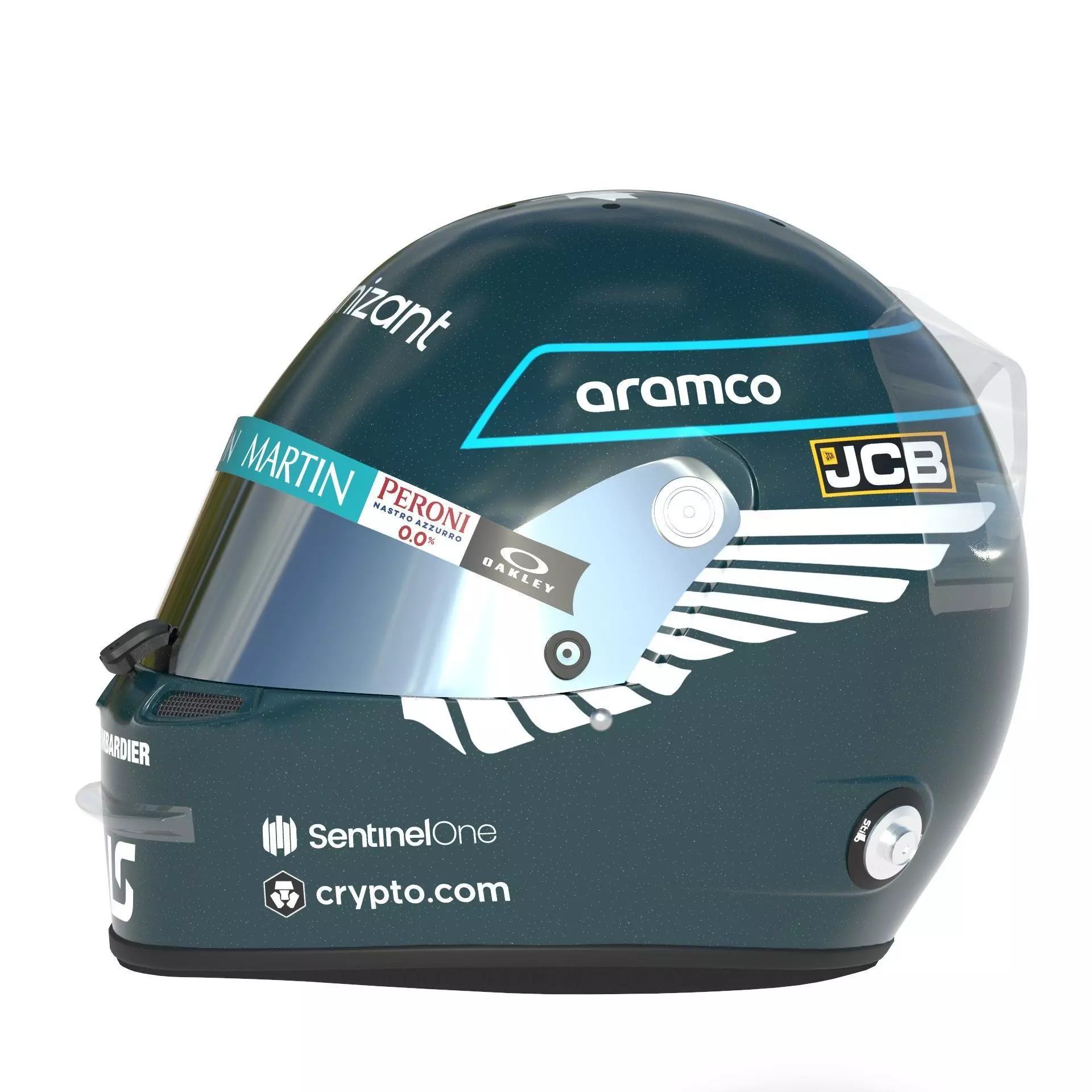 F1 Aston Martin Helmets 2023 3D model_14