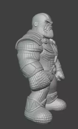 Crochet Thanos Amigurumi  3D print model_4