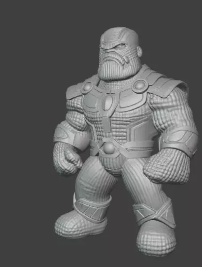 Crochet Thanos Amigurumi  3D print model_2