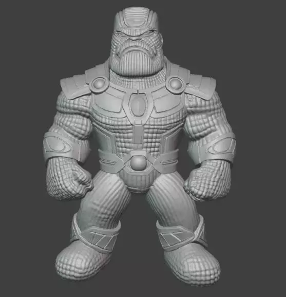 Crochet Thanos Amigurumi  3D print model_1