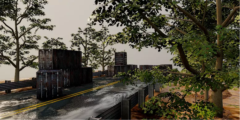 Realistic Road 3D Model Collection 3D model_28