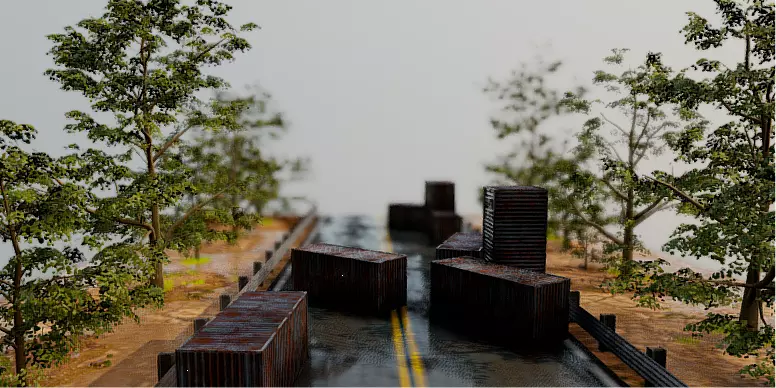 Realistic Road 3D Model Collection 3D model_31