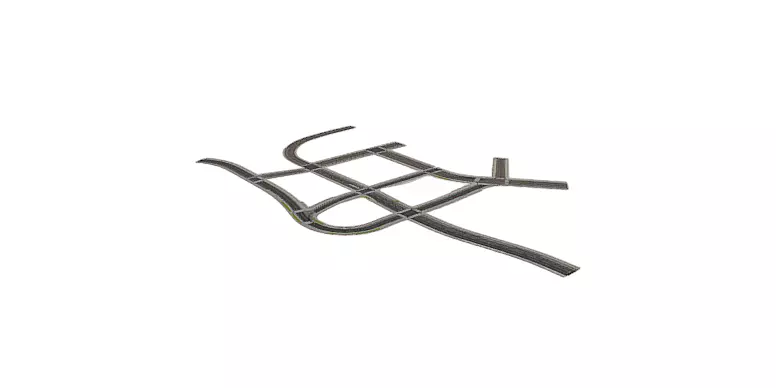 Realistic Road 3D Model Collection 3D model_21