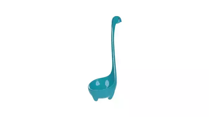 Nessie Dinosaur Soup Ladle Fun and Functional Kitchen Tool 3D print model