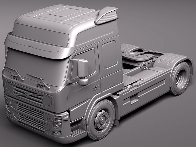 Volvo FM 12 2011 3D model_10