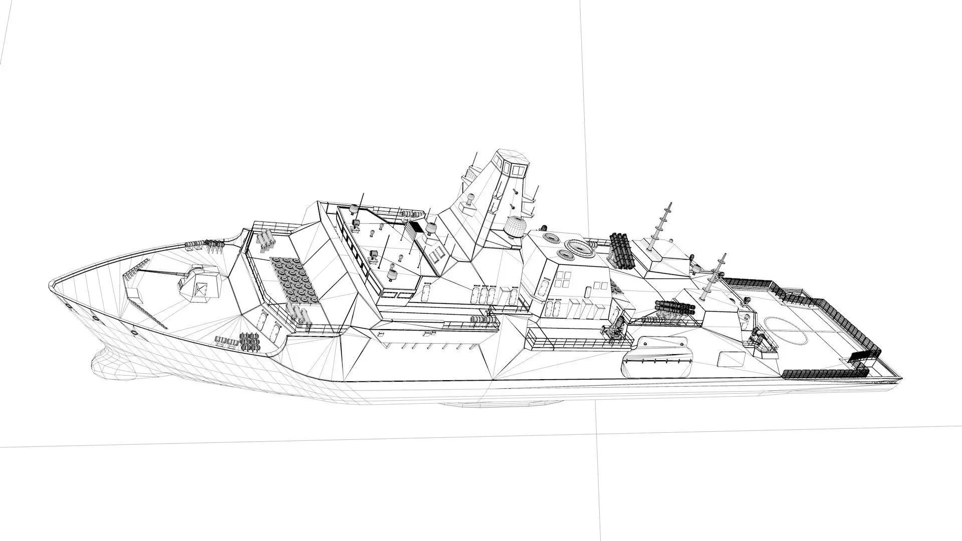 Type 26 Frigate 3D model_9