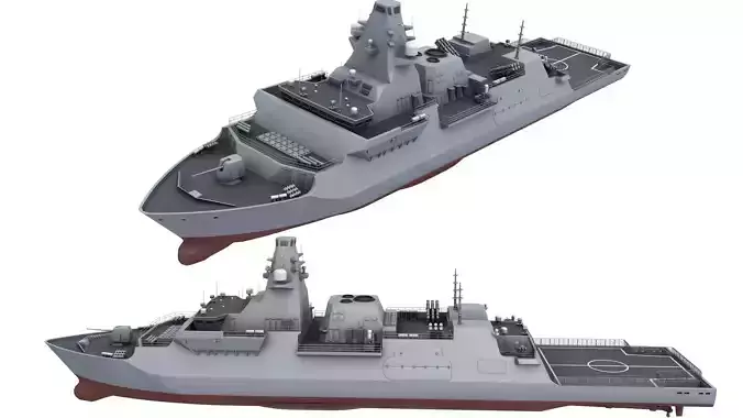 Type 26 Frigate 3D model