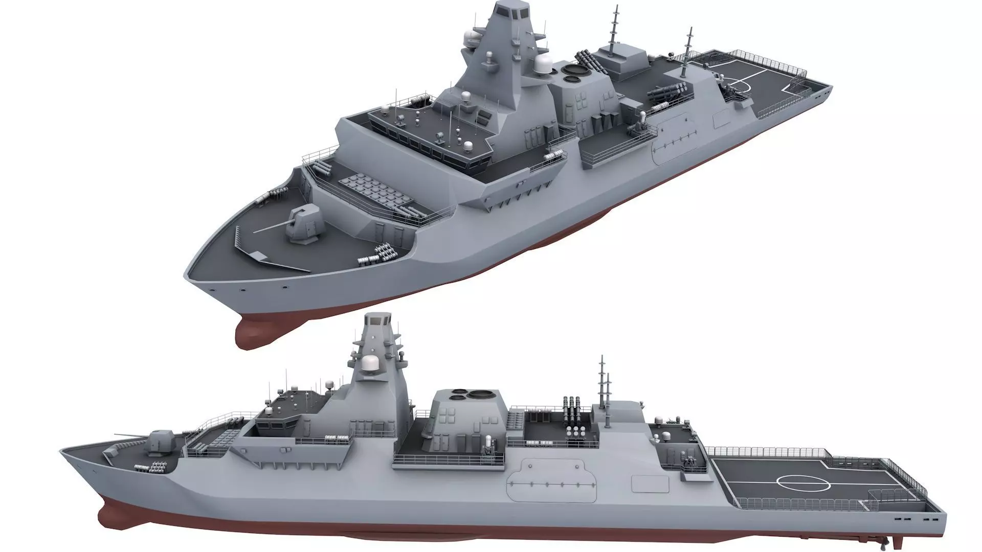 Type 26 Frigate 3D model_0