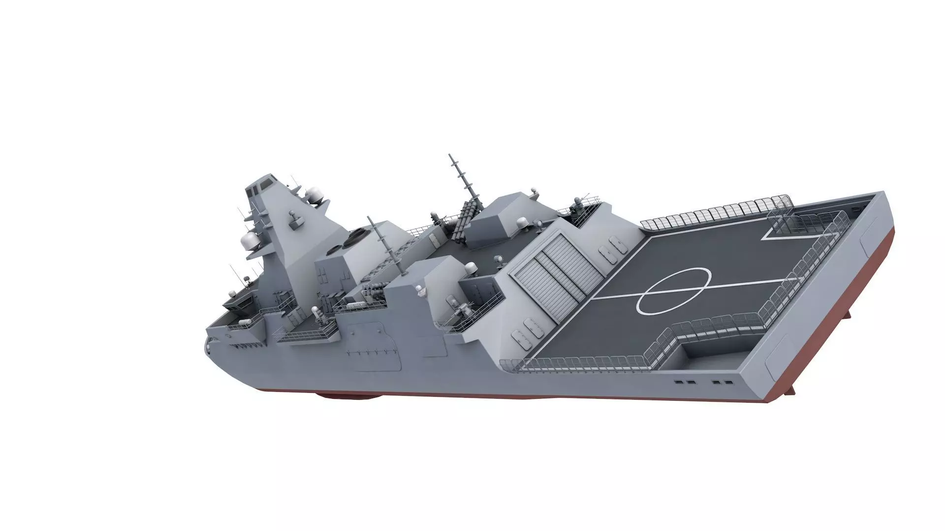 Type 26 Frigate 3D model_8