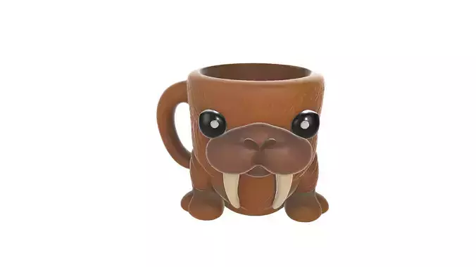 Cute Walrus Mug Adorable Animal Coffee Cup
