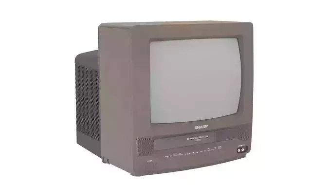 Television 90s 3D Model 3D model