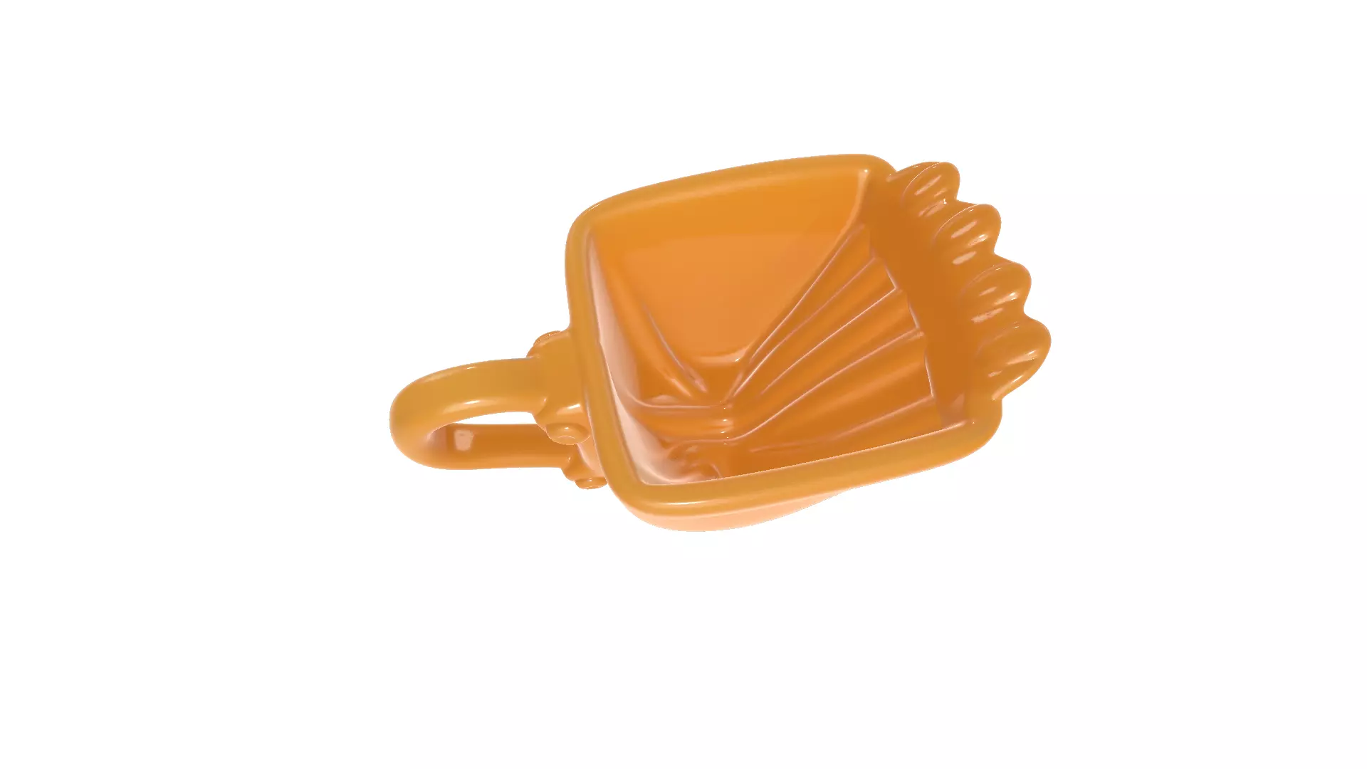 Innovative Cup with Built-in Fork Unique Kitchen Gadget 3D print model_3