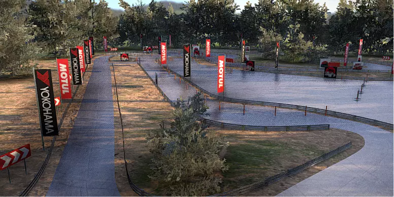 Realistic Drift Road 3D Model 3D model_2