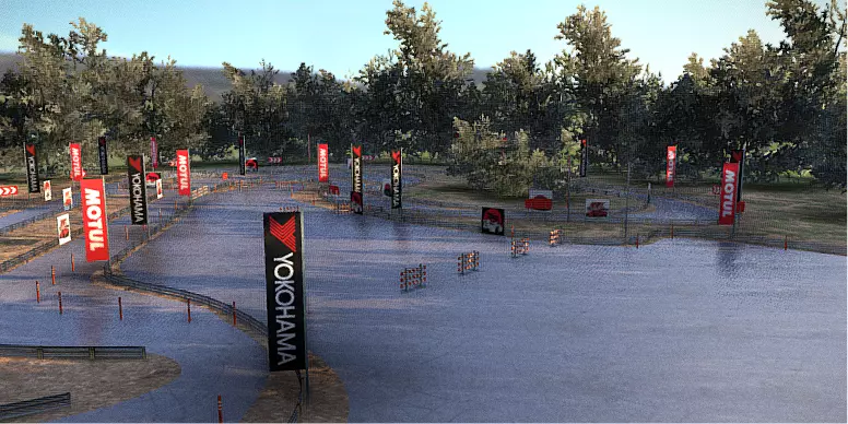 Realistic Drift Road 3D Model 3D model_6