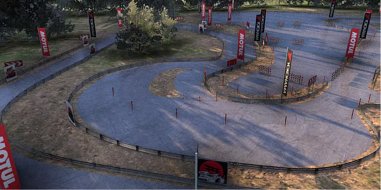 Realistic Drift Road 3D Model 3D model_4