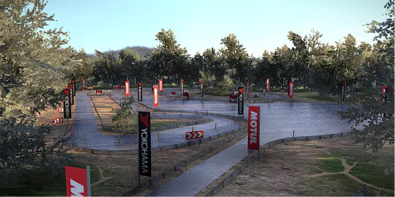 Realistic Drift Road 3D Model 3D model_0