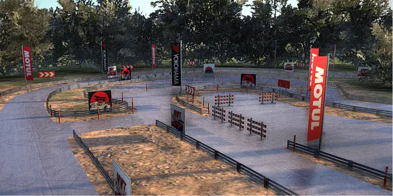 Realistic Drift Road 3D Model 3D model_3