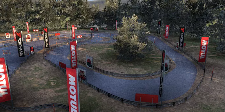 Realistic Drift Road 3D Model 3D model_5