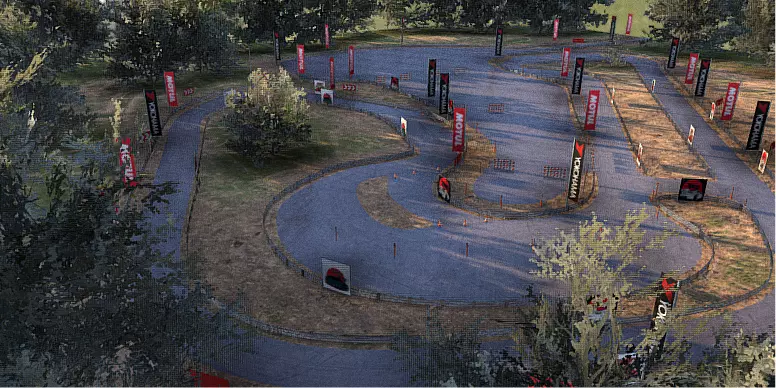 Realistic Drift Road 3D Model 3D model_8