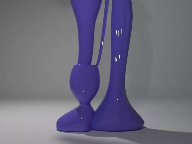 Flower Vase Low-poly 3D model_4