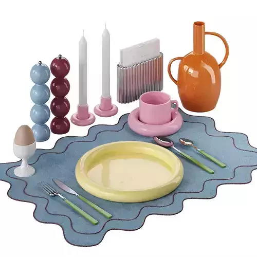 Colorful Restaurant Tableware