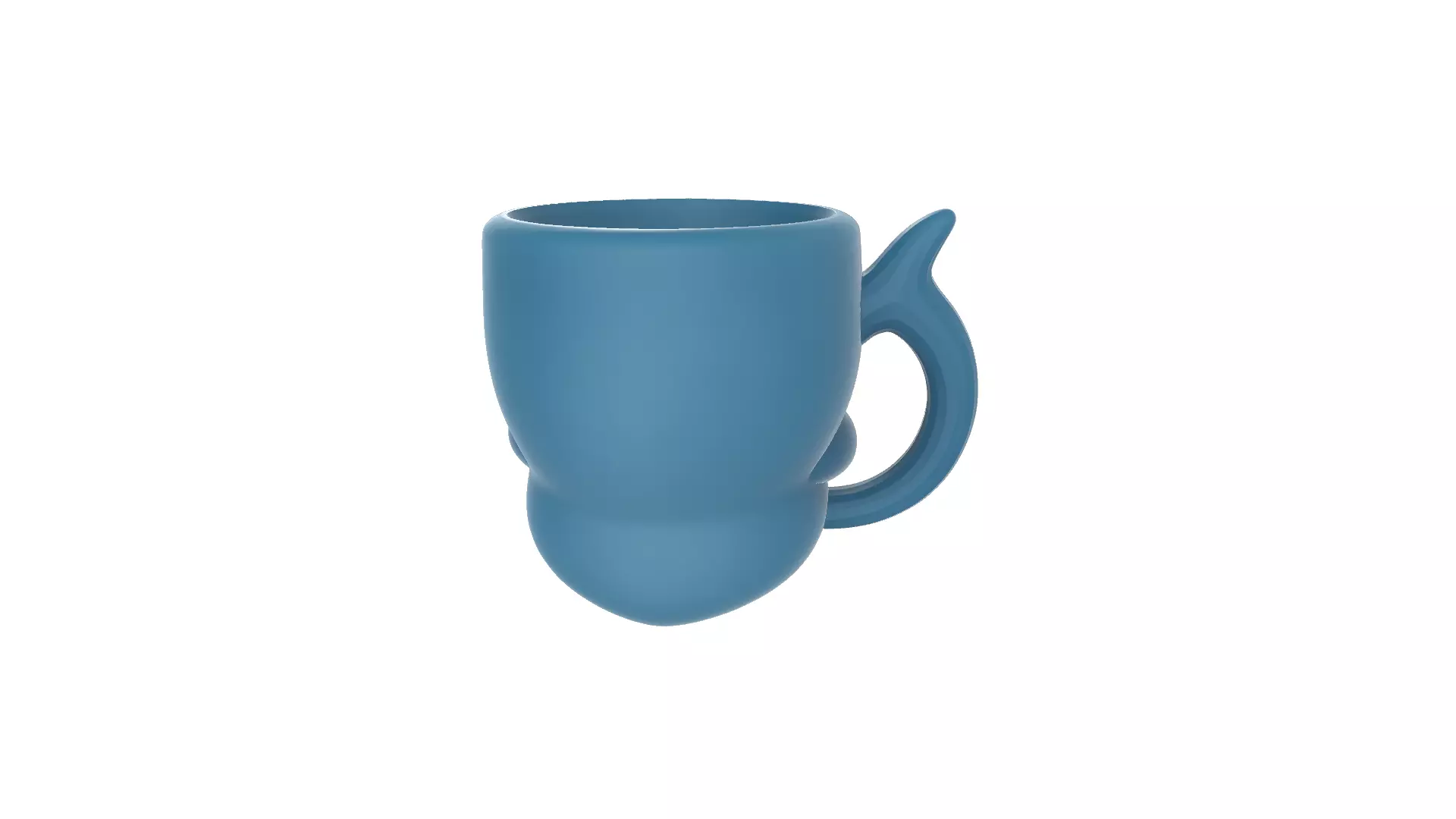 Cute Shark Mug Fun and Playful Ocean Cup 3D print model_2